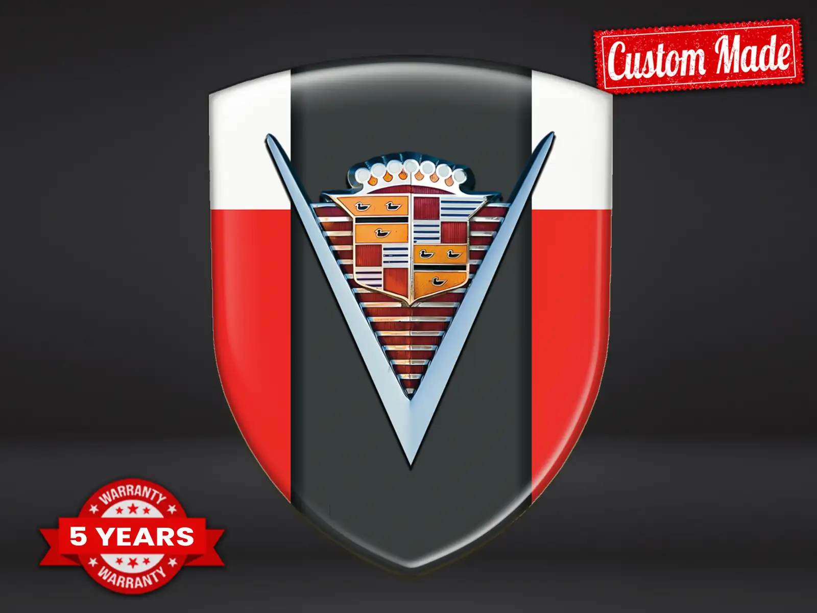 Cadillac Heckscheibenaufkleber Tuning Stern Minimal